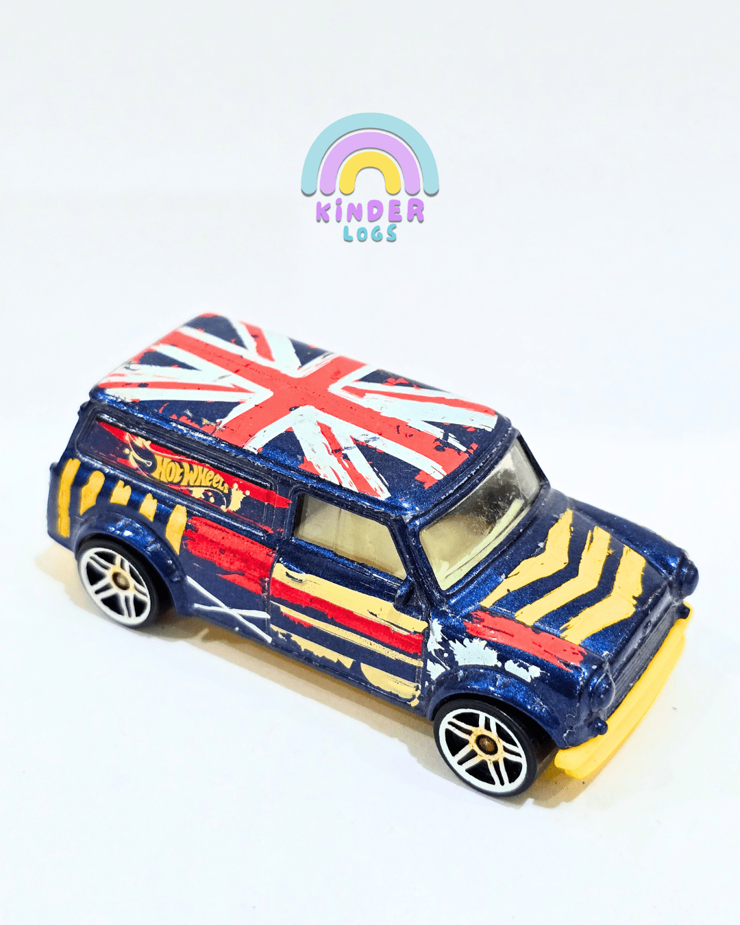 Hot Wheels 1967 Austin Mini Van W6636 - Blue (Used Car) - Kinder Logs