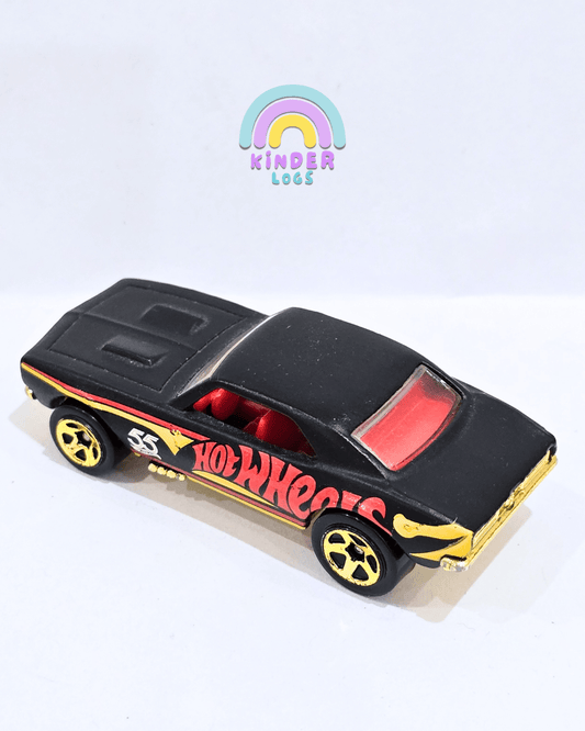 Hot Wheels 1967 Chevrolet Camaro - Black - Gold (Used Car) - Kinder Logs