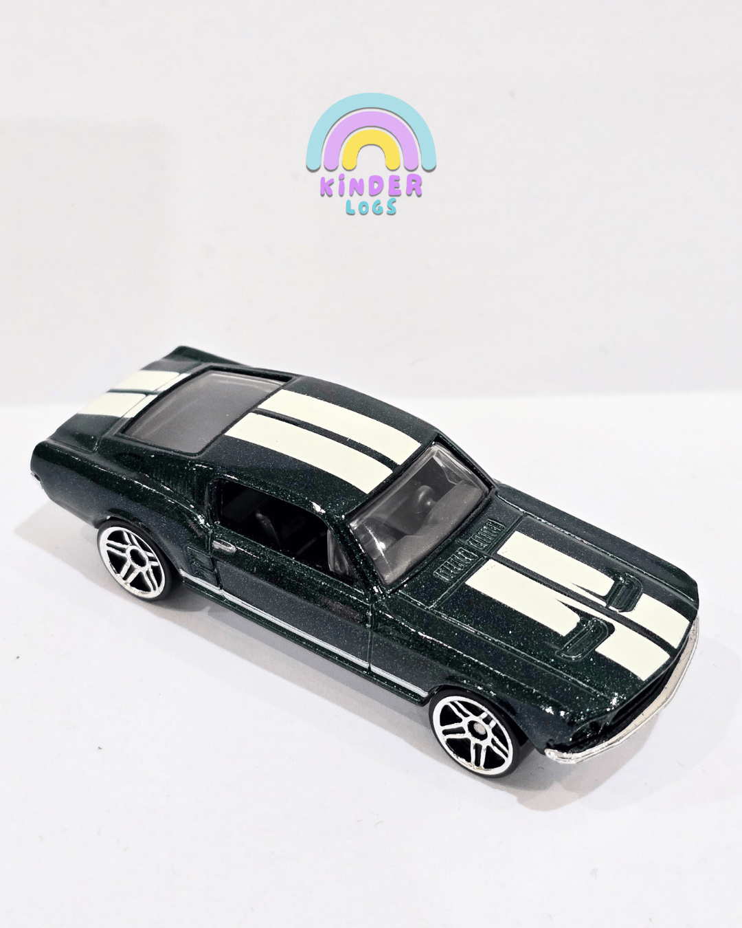 Hot Wheels 1967 Custom Ford Mustang (Uncarded) - Kinder Logs
