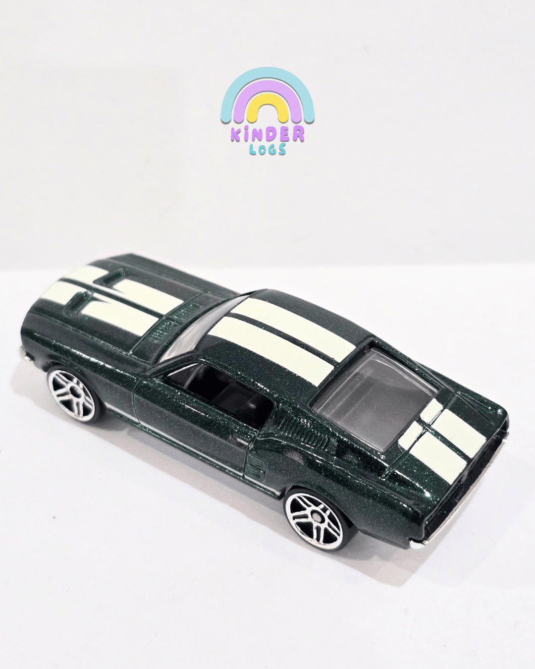 Hot Wheels 1967 Custom Ford Mustang (Uncarded) - Kinder Logs