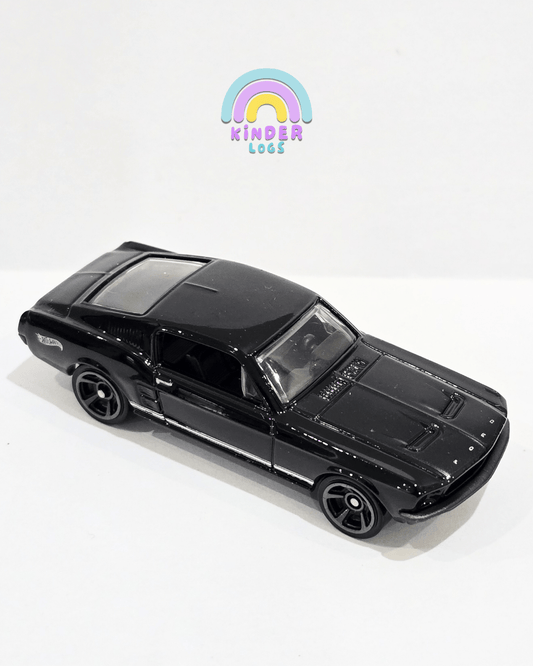 Hot Wheels 1967 Ford Mustang R7520 - Black (Uncarded) - Kinder Logs
