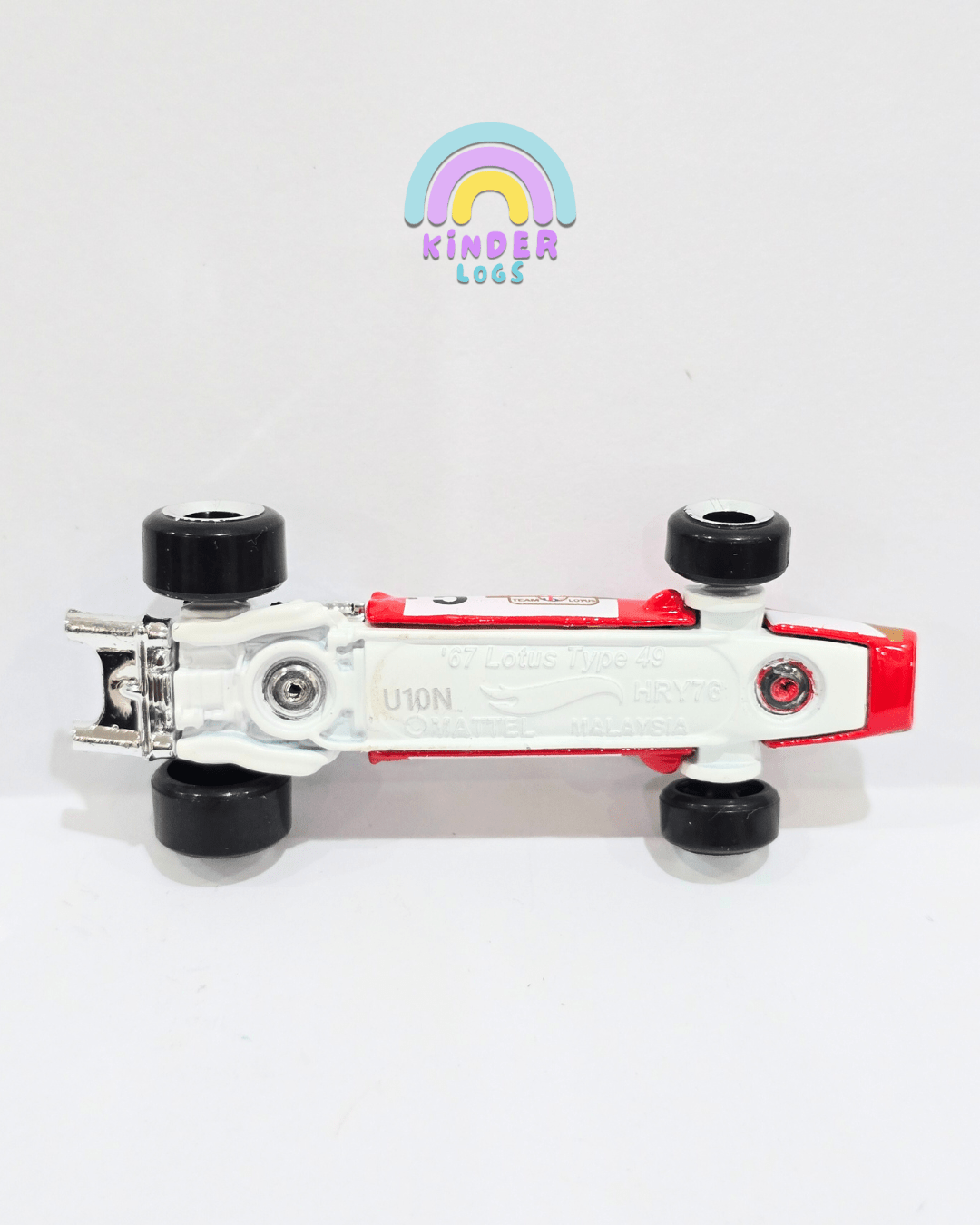 Hot Wheels 1967 Lotus Type 49 - Red (Uncarded) - Kinder Logs