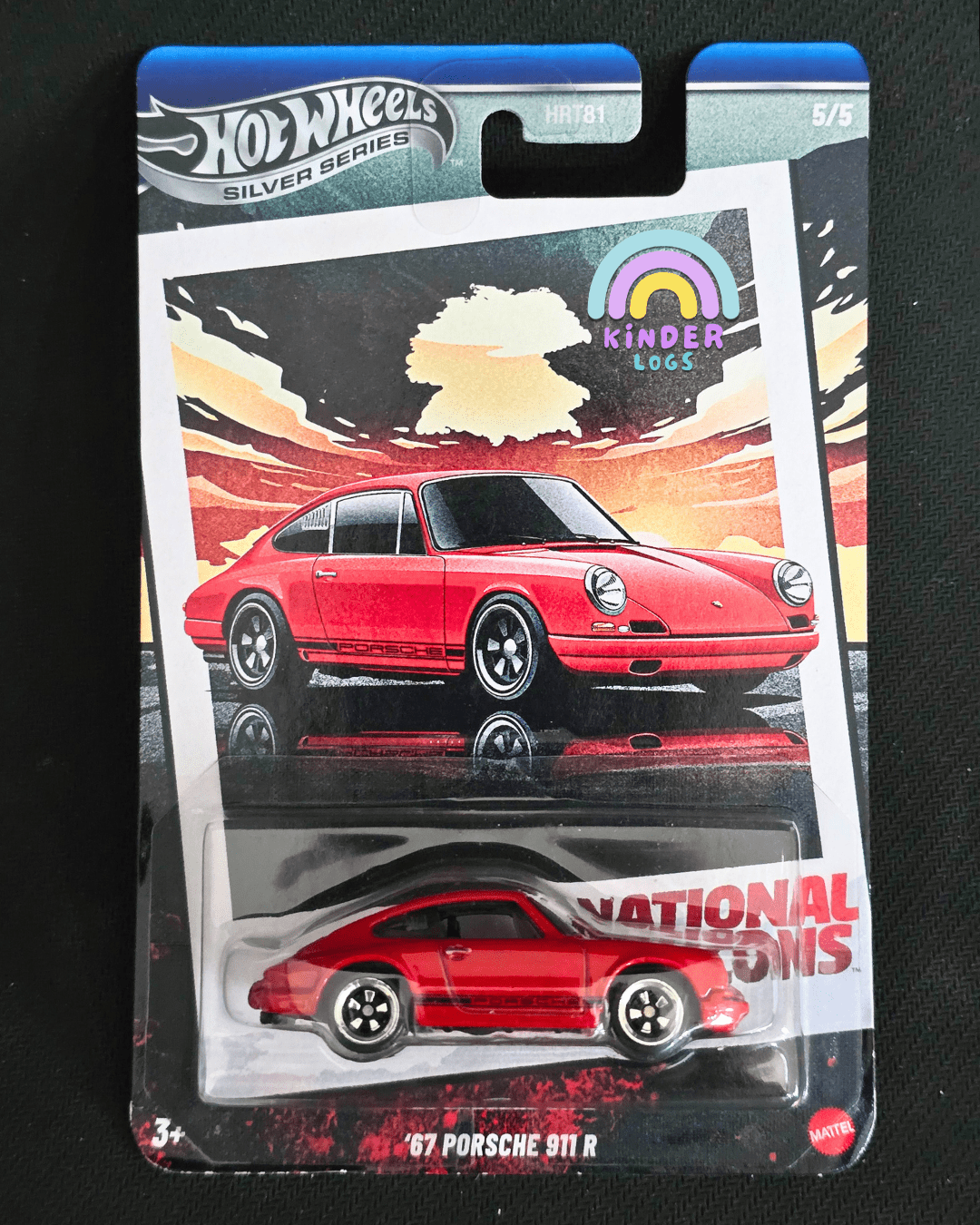Hot Wheels 1967 Porsche 911 R - National Icons (Imported) - Kinder Logs