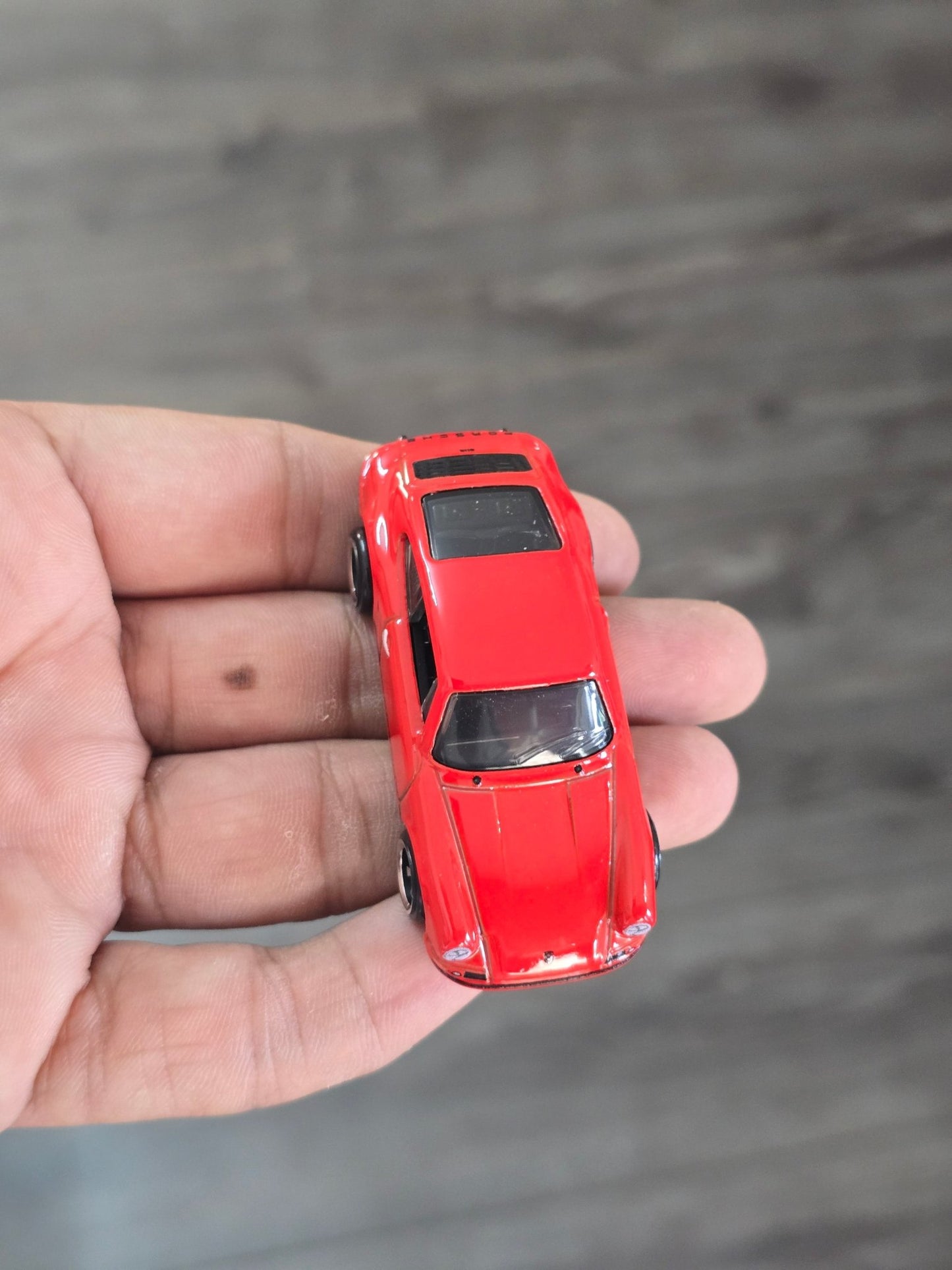 Hot Wheels 1967 Porsche 911 R - Red (Uncarded) - Kinder Logs