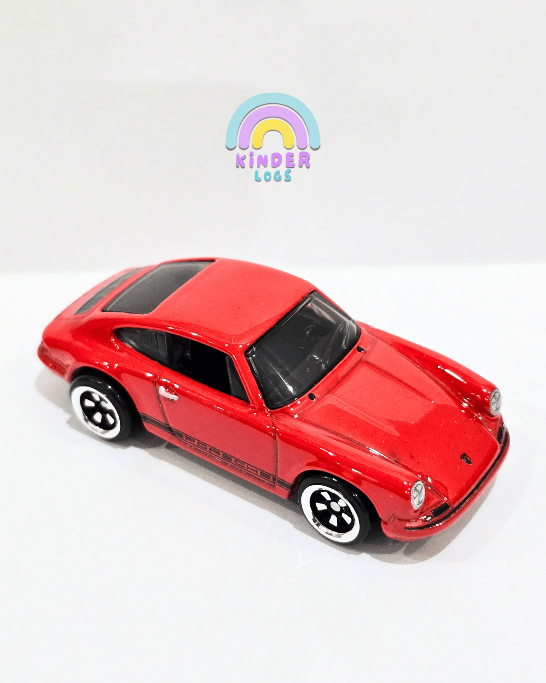 Hot Wheels 1967 Porsche 911 R - Red (Uncarded) - Kinder Logs