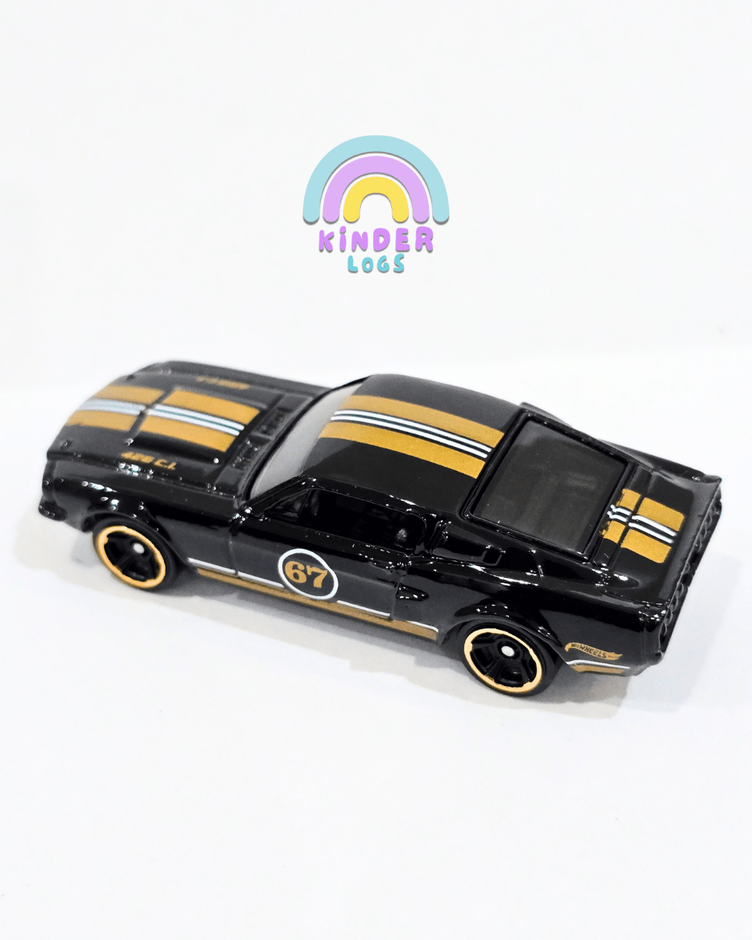 Hot Wheels 1967 Shelby GT500 - Black (Uncarded - New) - Kinder Logs