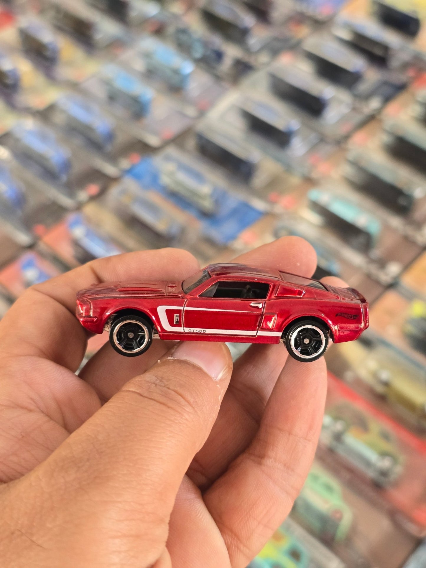 Hot Wheels 1967 Shelby GT500 - Nightburnerz (Uncarded) - Kinder Logs