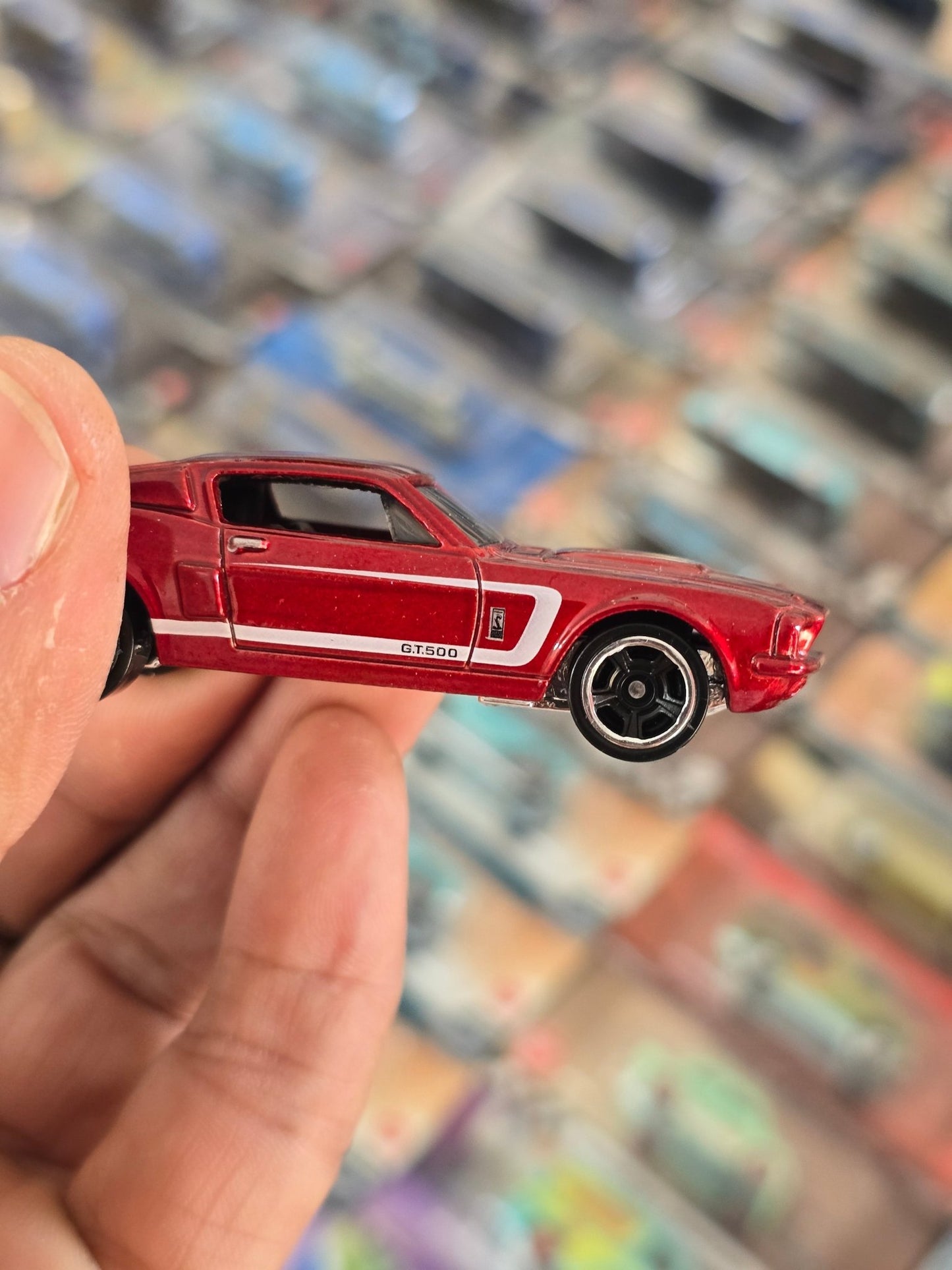 Hot Wheels 1967 Shelby GT500 - Nightburnerz (Uncarded) - Kinder Logs