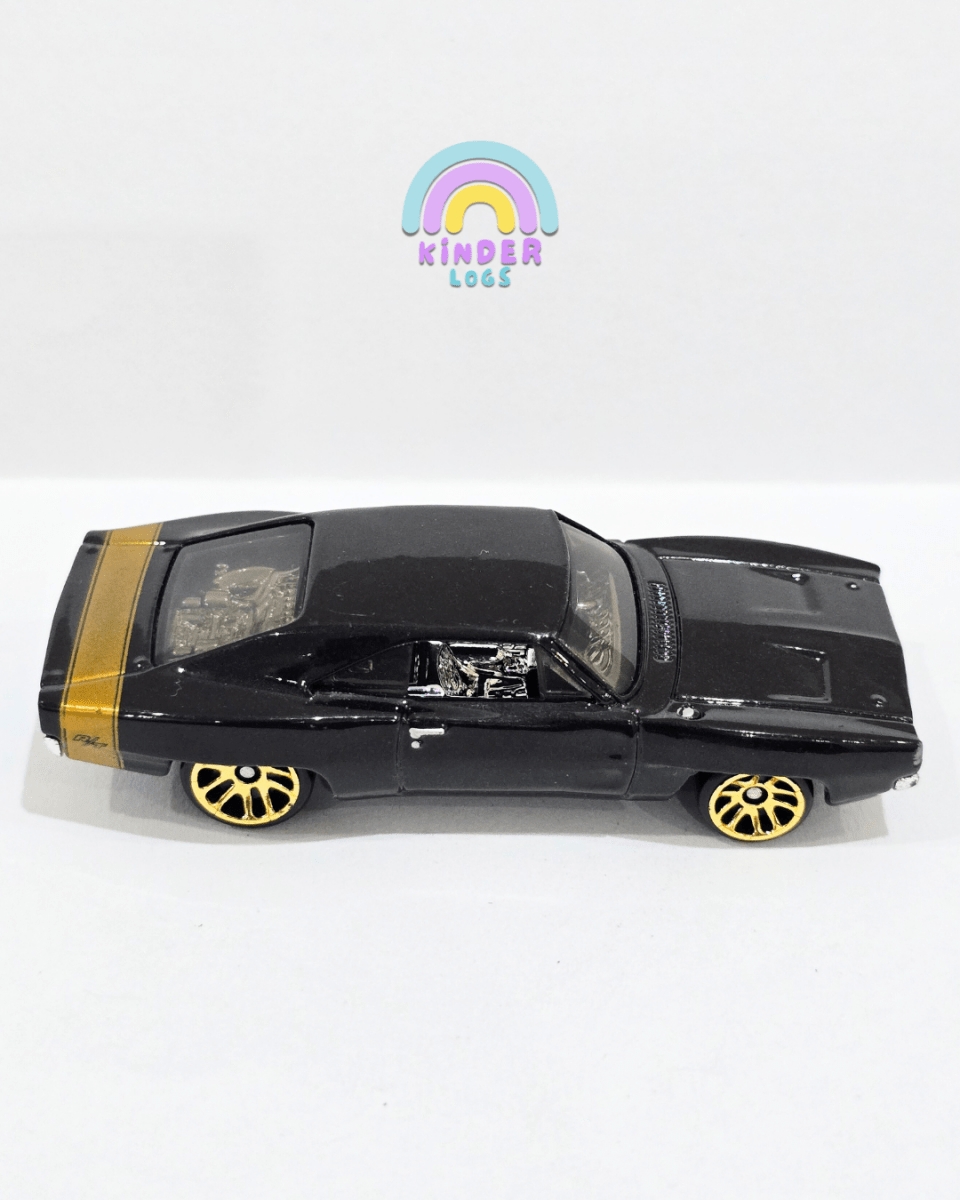 Hot Wheels 1968 Dodge Charger - Fast & Furious Dominic Toretto (Uncarded) - Kinder Logs