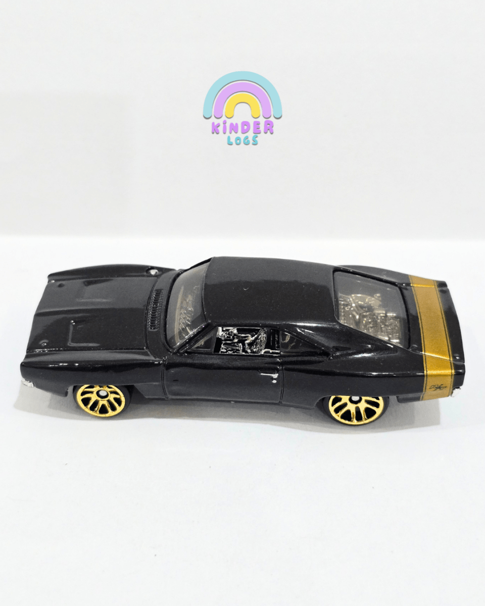 Hot Wheels 1968 Dodge Charger - Fast & Furious Dominic Toretto (Uncarded) - Kinder Logs