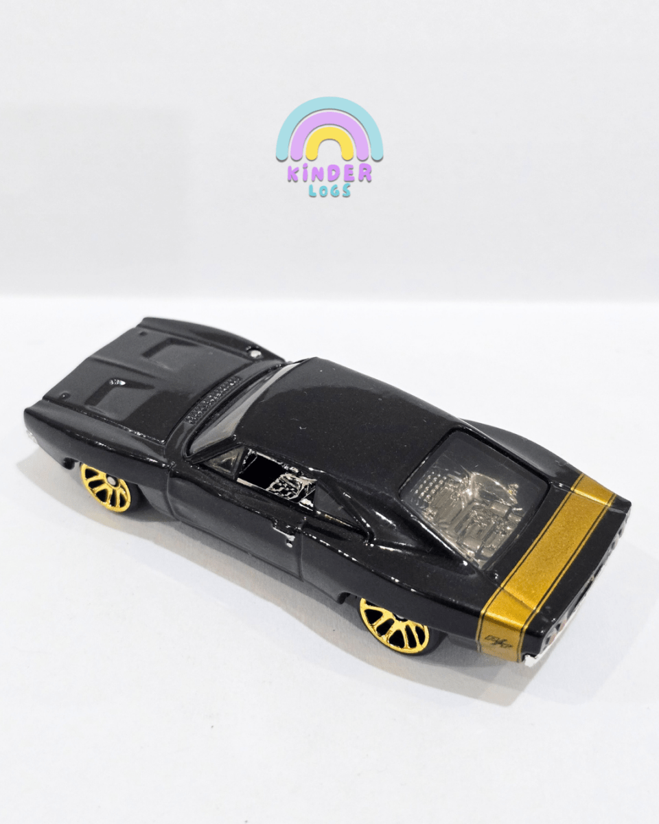 Hot Wheels 1968 Dodge Charger - Fast & Furious Dominic Toretto (Uncarded) - Kinder Logs