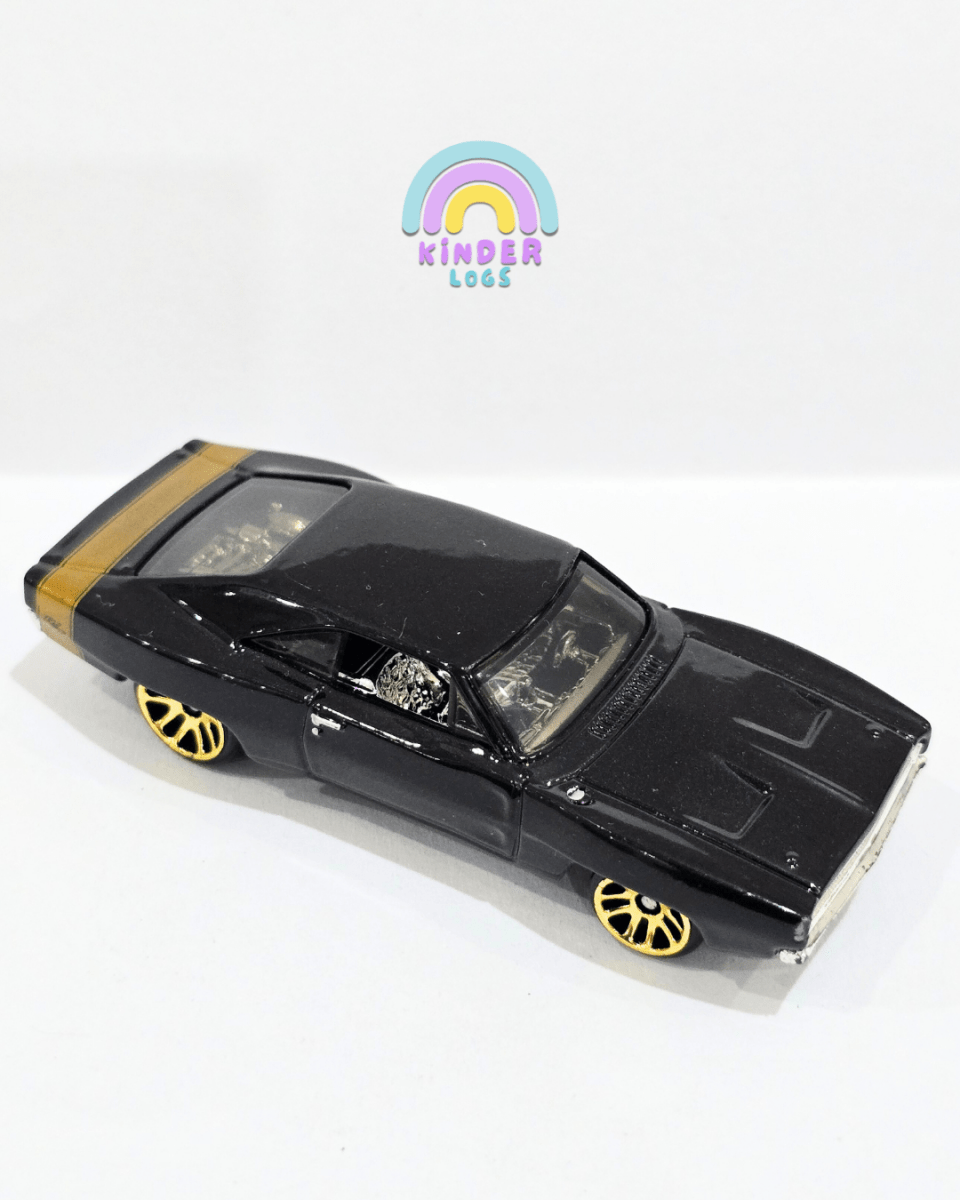 Hot Wheels 1968 Dodge Charger - Fast & Furious Dominic Toretto (Uncarded) - Kinder Logs