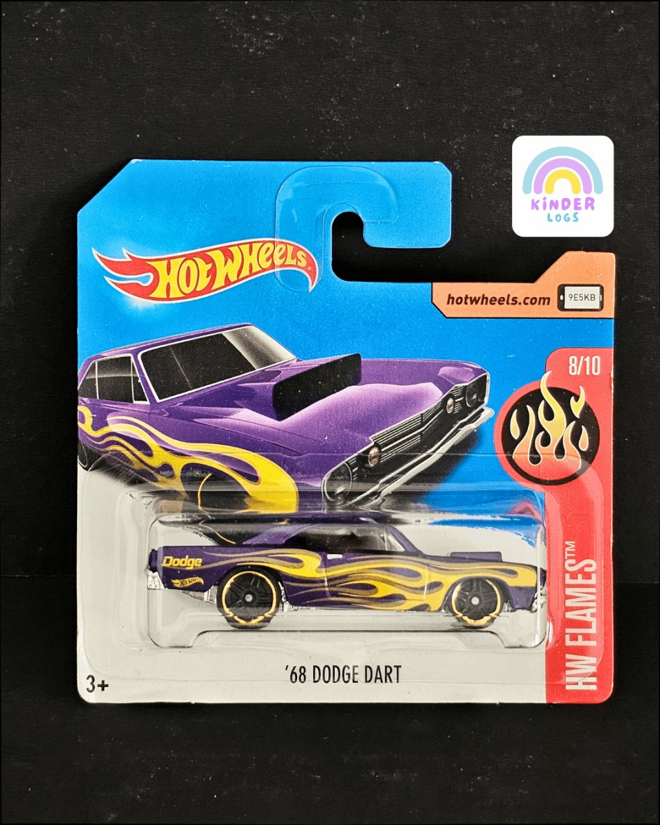 Hot Wheels 1968 Dodge Dart - Short Card - Kinder Logs