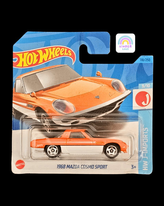 Hot Wheels 1968 Mazda Cosmo Sport - Short Card - Kinder Logs
