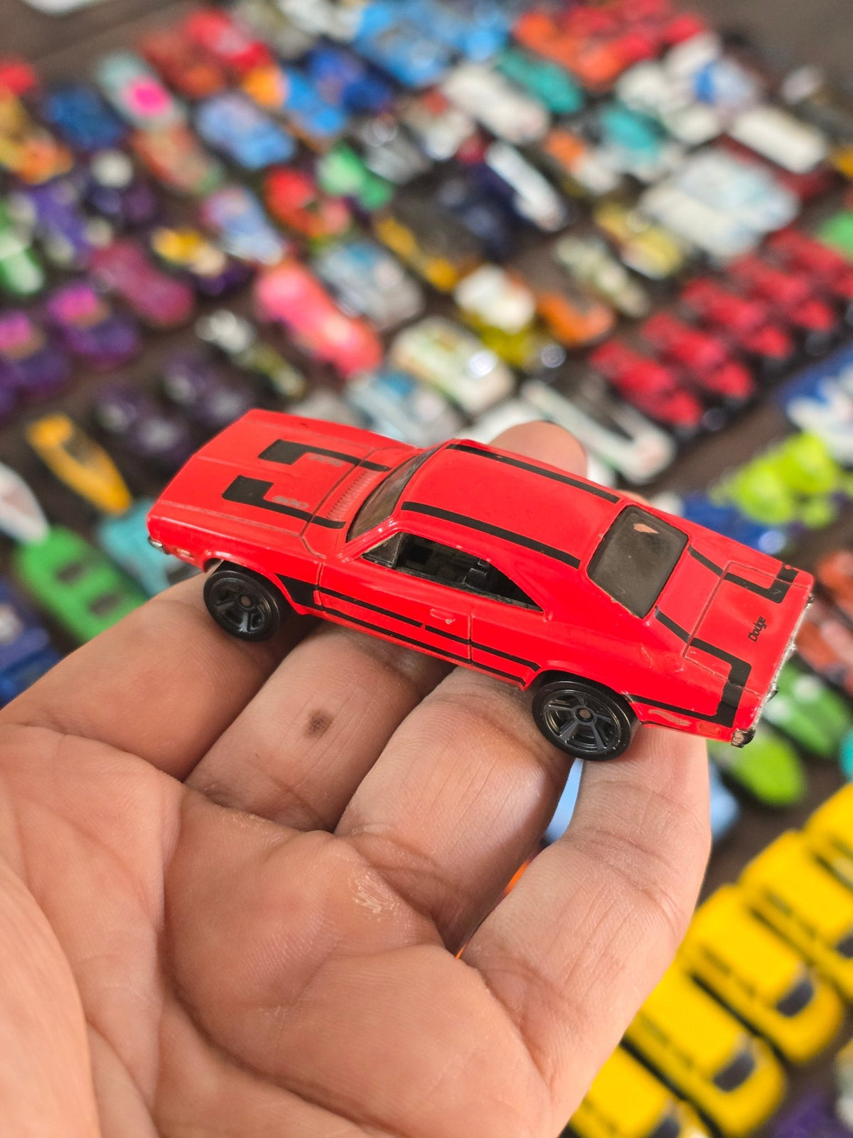 Hot Wheels 1969 Dodge Charger 500 - Red (Pre - Owned) - Kinder Logs