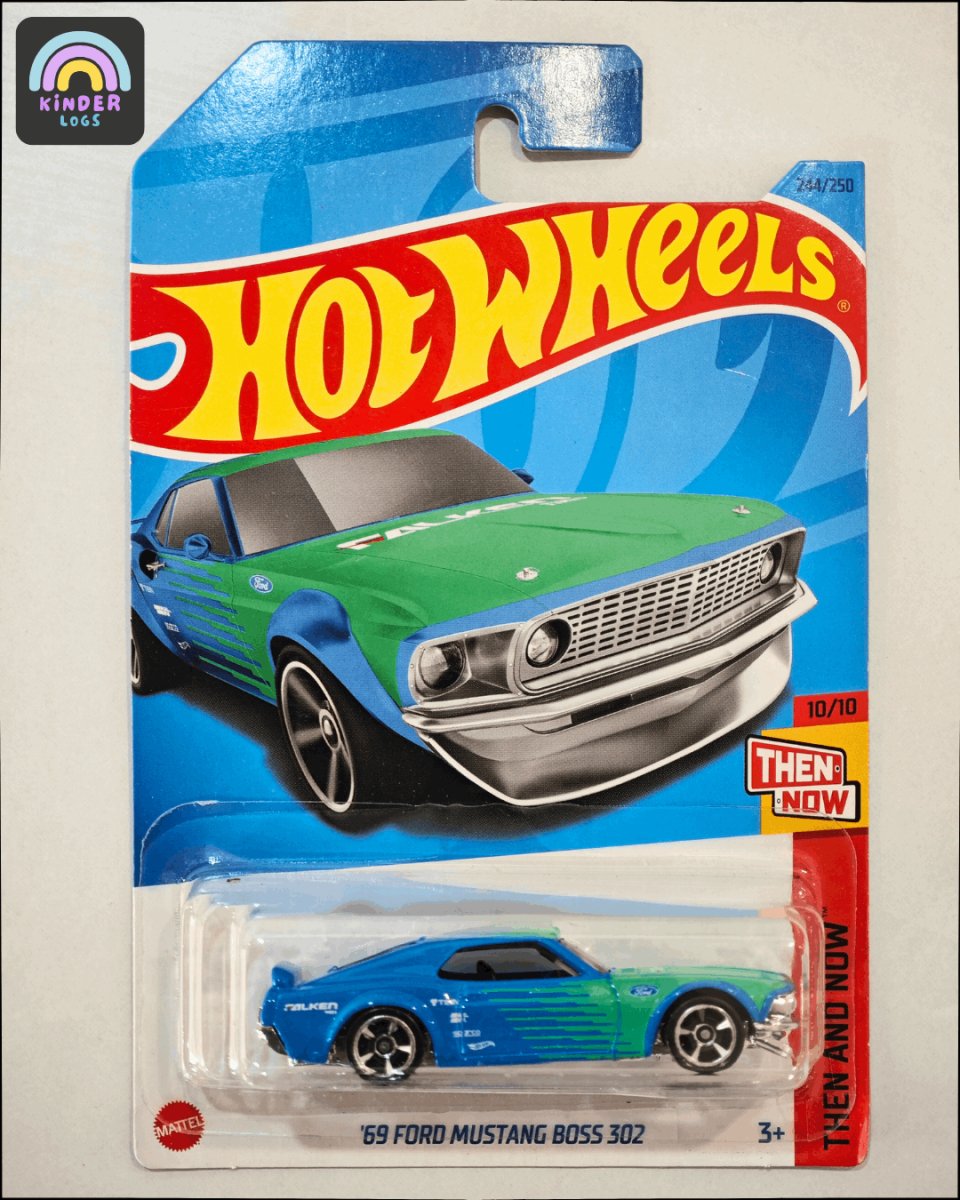 Hot Wheels 1969 Ford Mustang Boss 302 - Kinder Logs
