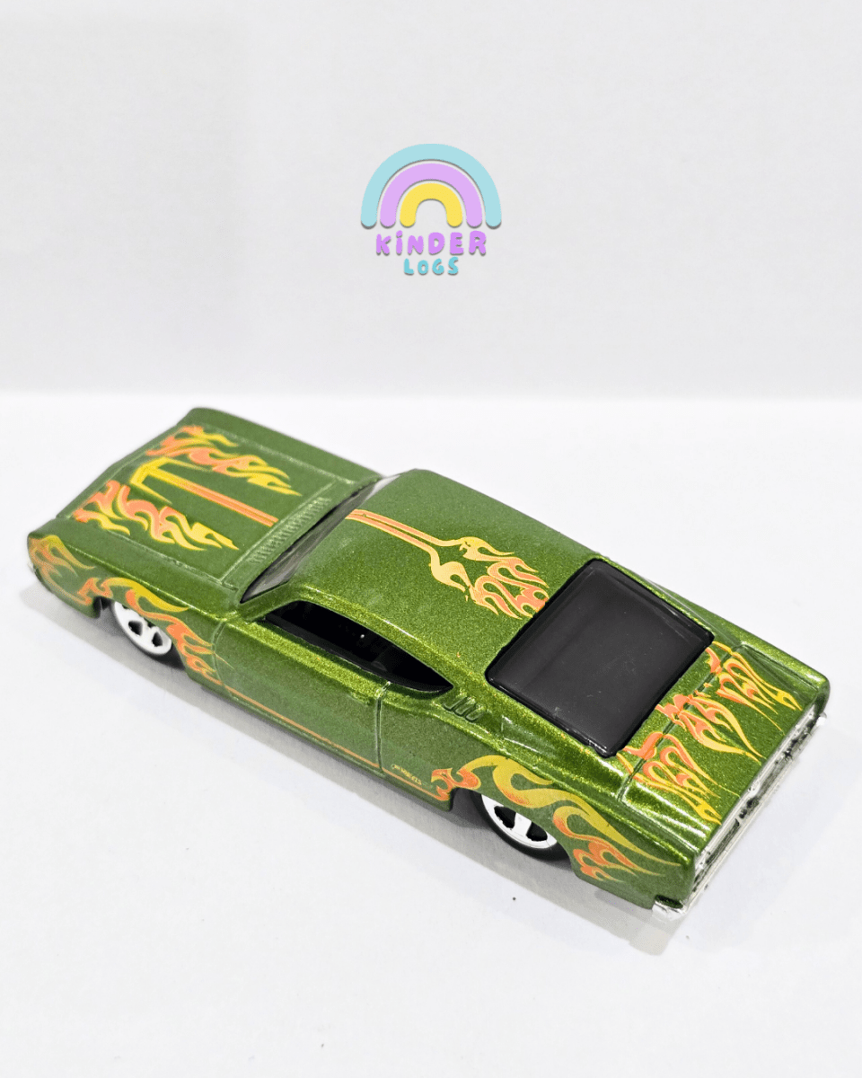 Hot Wheels 1969 Ford Torino Talladega - Green (Uncarded) - Kinder Logs