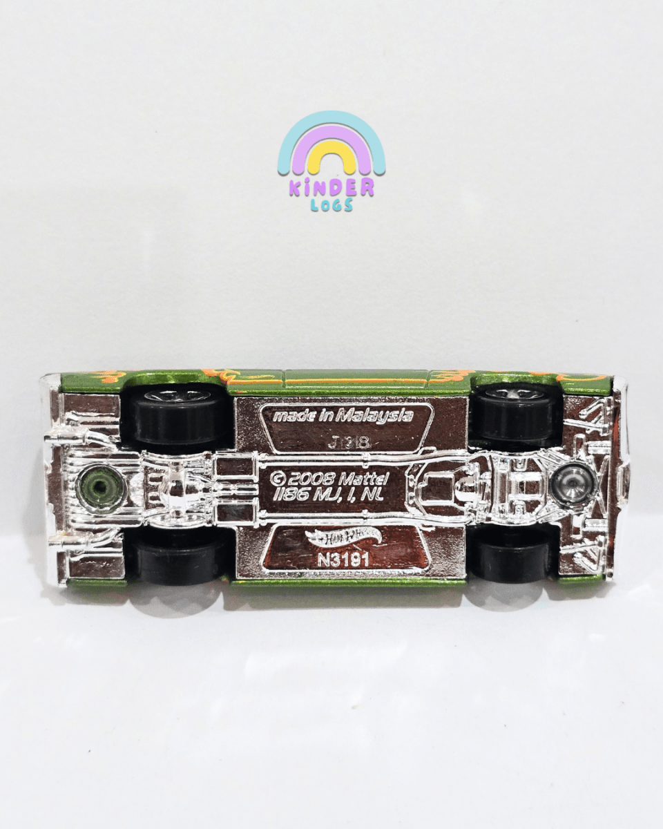 Hot Wheels 1969 Ford Torino Talladega - Green (Uncarded) - Kinder Logs