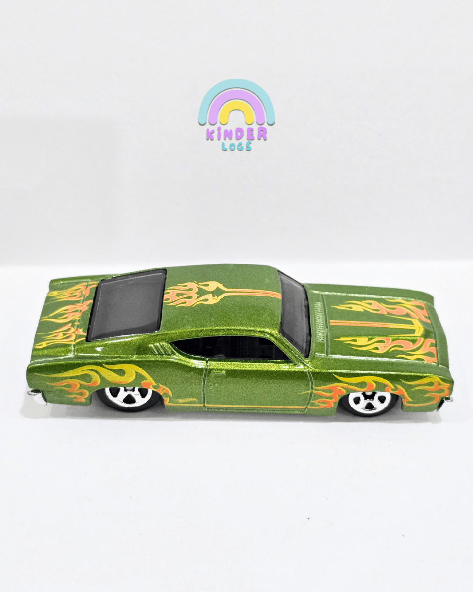 Hot Wheels 1969 Ford Torino Talladega - Green (Uncarded) - Kinder Logs