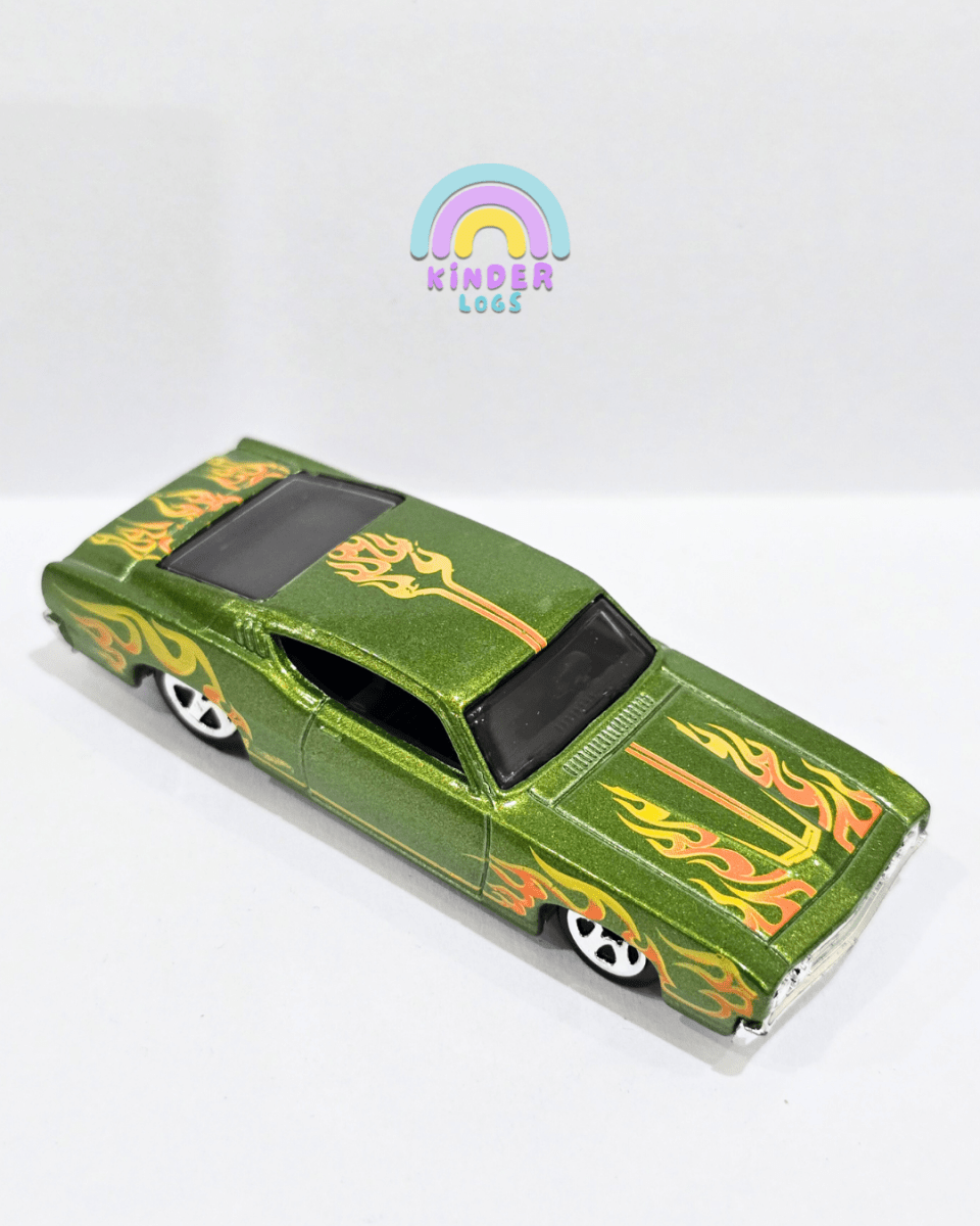 Hot Wheels 1969 Ford Torino Talladega - Green (Uncarded) - Kinder Logs