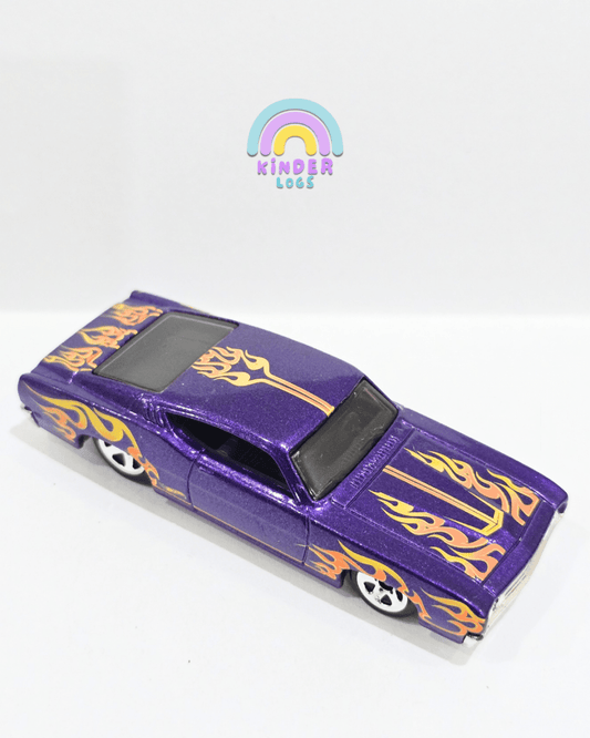 Hot Wheels 1969 Ford Torino Talladega - Purple (Uncarded) - Kinder Logs