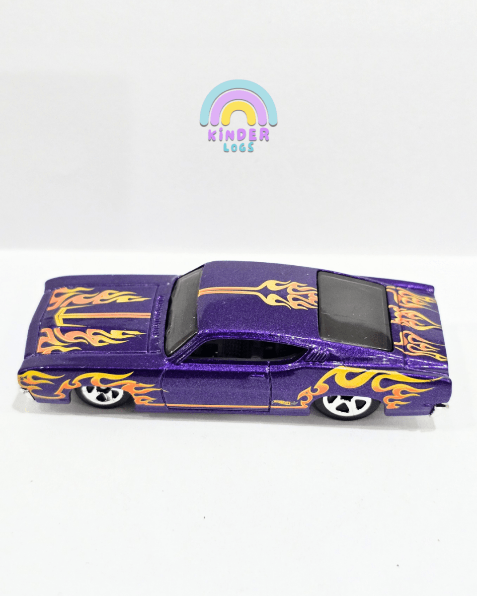 Hot Wheels 1969 Ford Torino Talladega - Purple (Uncarded) - Kinder Logs