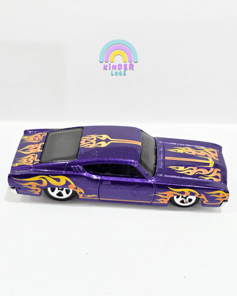 Hot Wheels 1969 Ford Torino Talladega - Purple (Uncarded) - Kinder Logs