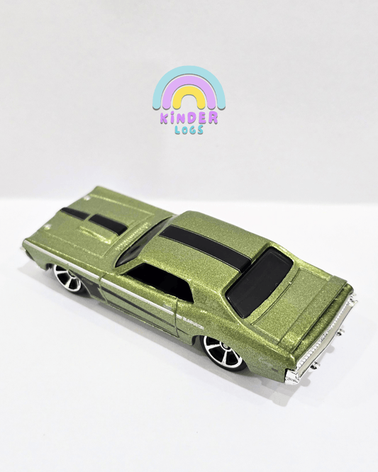 Hot Wheels 1969 Mercury Cougar Eliminator - Green (Uncarded) - Kinder Logs