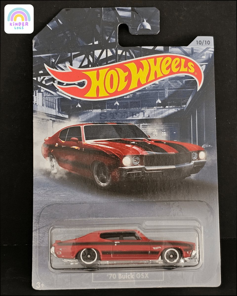 Hot Wheels 1970 Buick GSX Muscle Car - Kinder Logs
