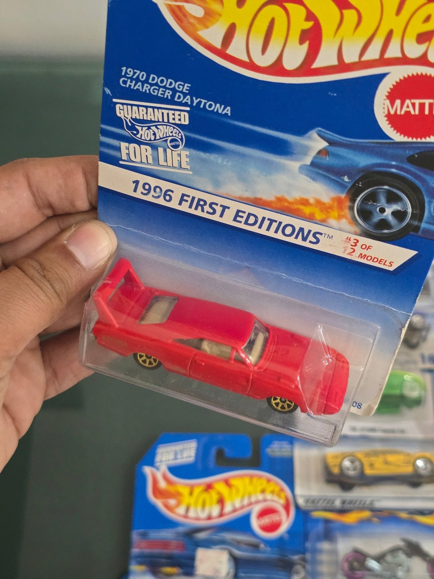Hot Wheels 1970 Dodge Charger Daytona - 1996 First Editions - Kinder Logs