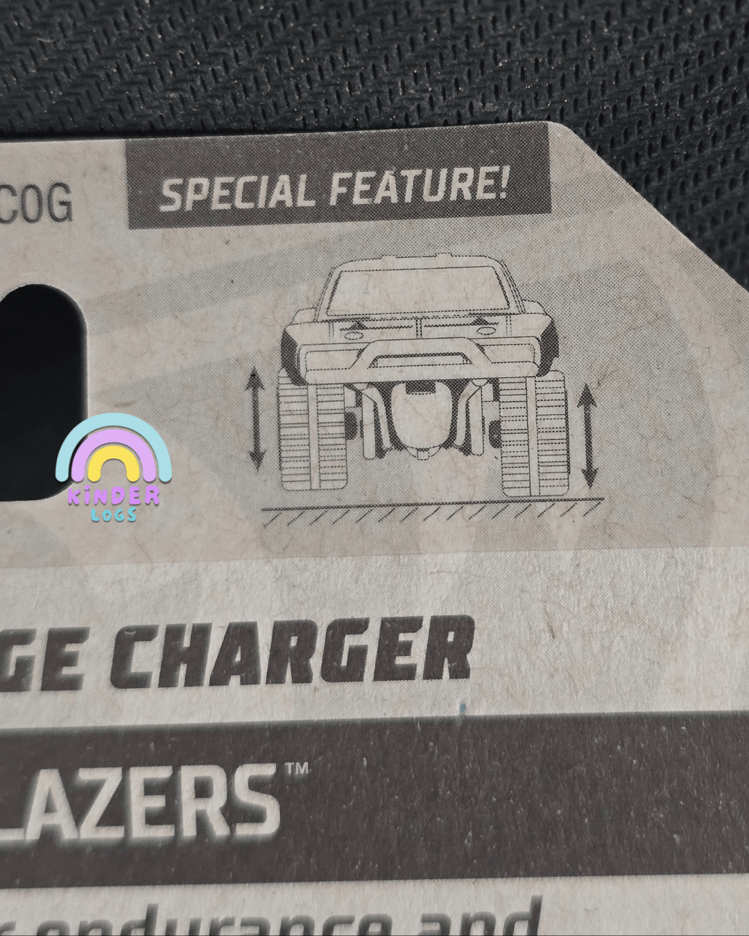 Hot Wheels 1970 Dodge Charger - Fast And Furious (Special Feature) - Kinder Logs