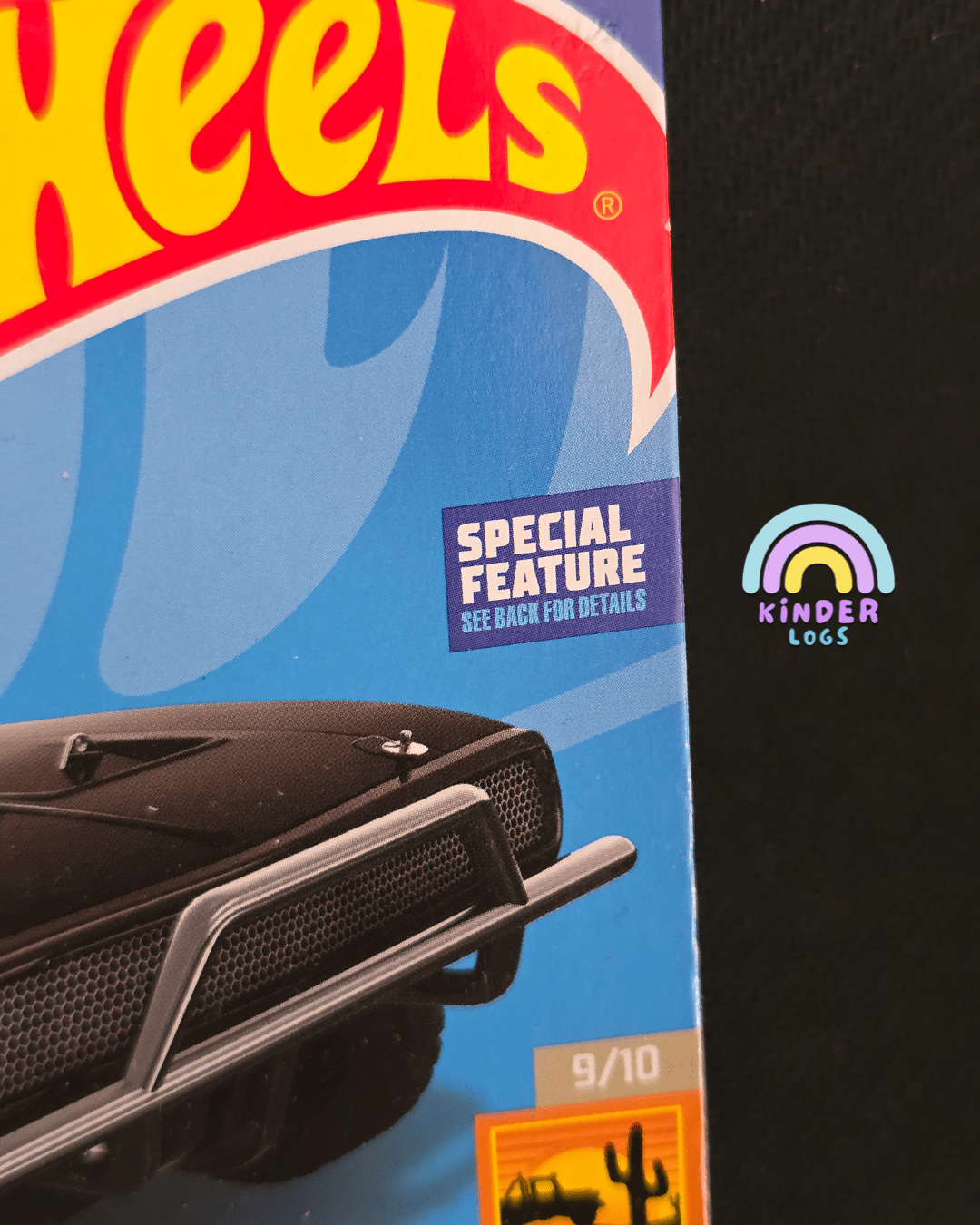 Hot Wheels 1970 Dodge Charger - Fast And Furious (Special Feature) - Kinder Logs
