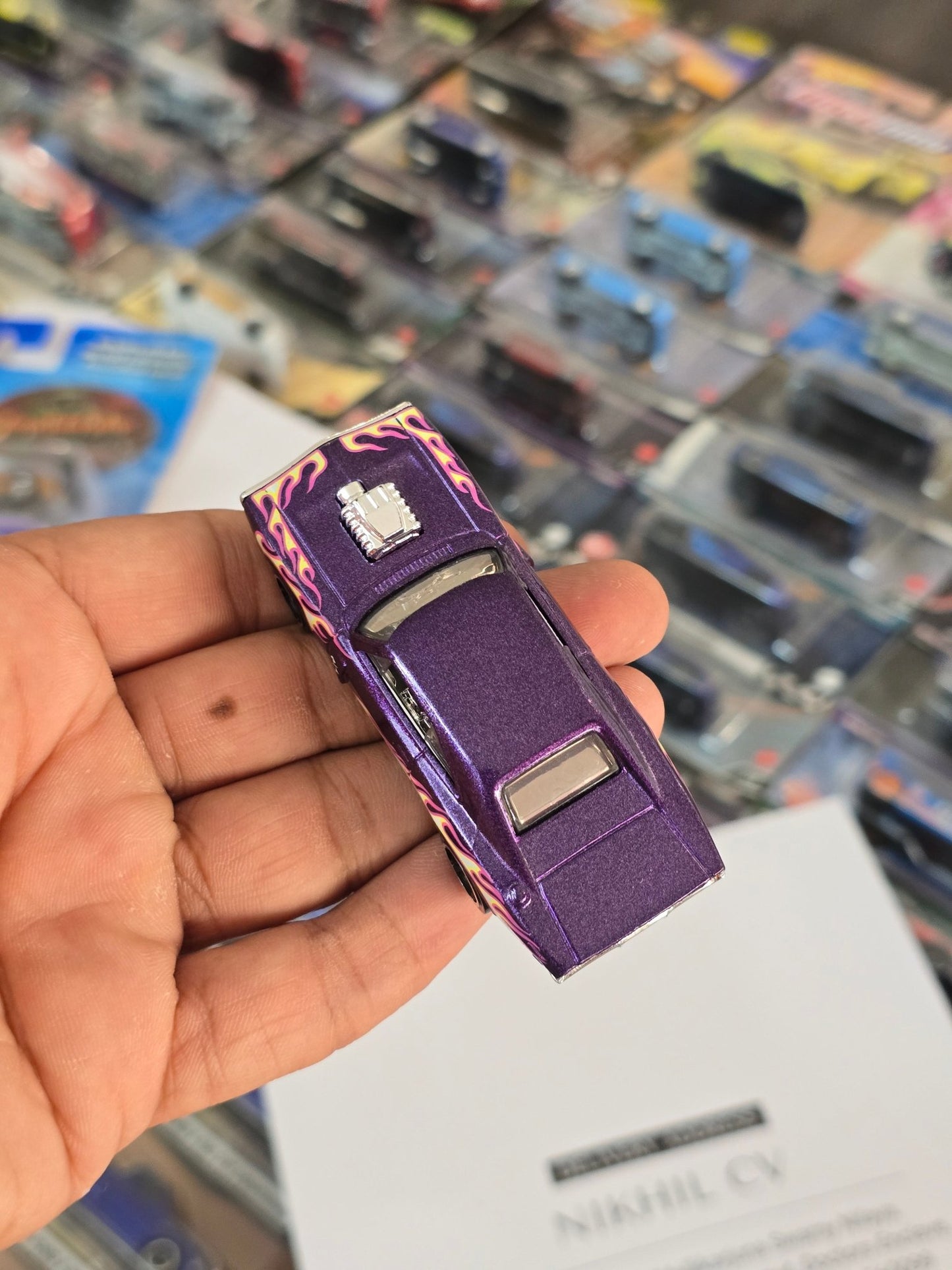 Hot Wheels 1970 Dodge Charger Flames Series (Uncarded) - Kinder Logs