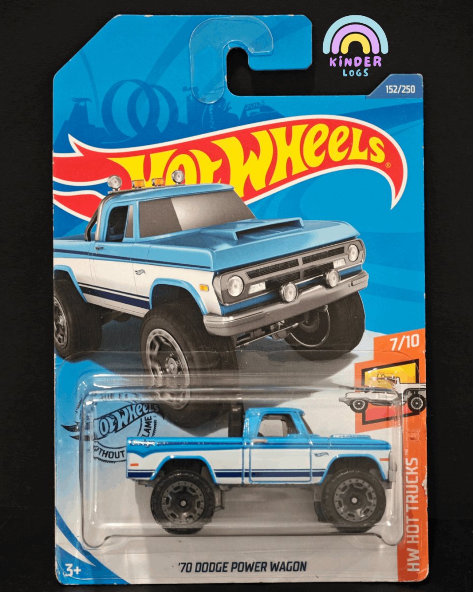 Hot Wheels 1970 Dodge Power Wagon - Kinder Logs