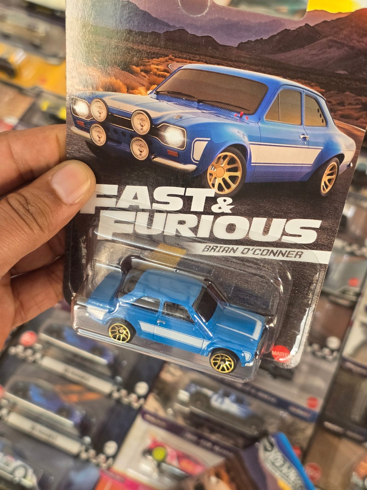 Hot Wheels 1970 Ford Escort RS1600 - Fast & Furious Brian O'Conner - Kinder Logs