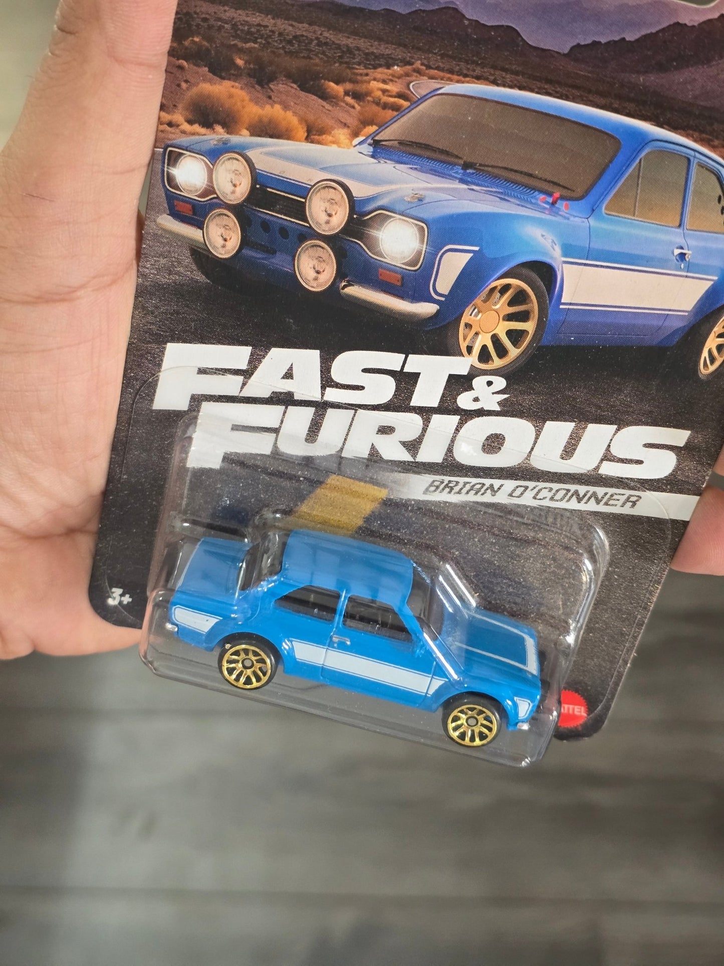 Hot Wheels 1970 Ford Escort RS1600 - Fast & Furious Brian O'Conner - Kinder Logs