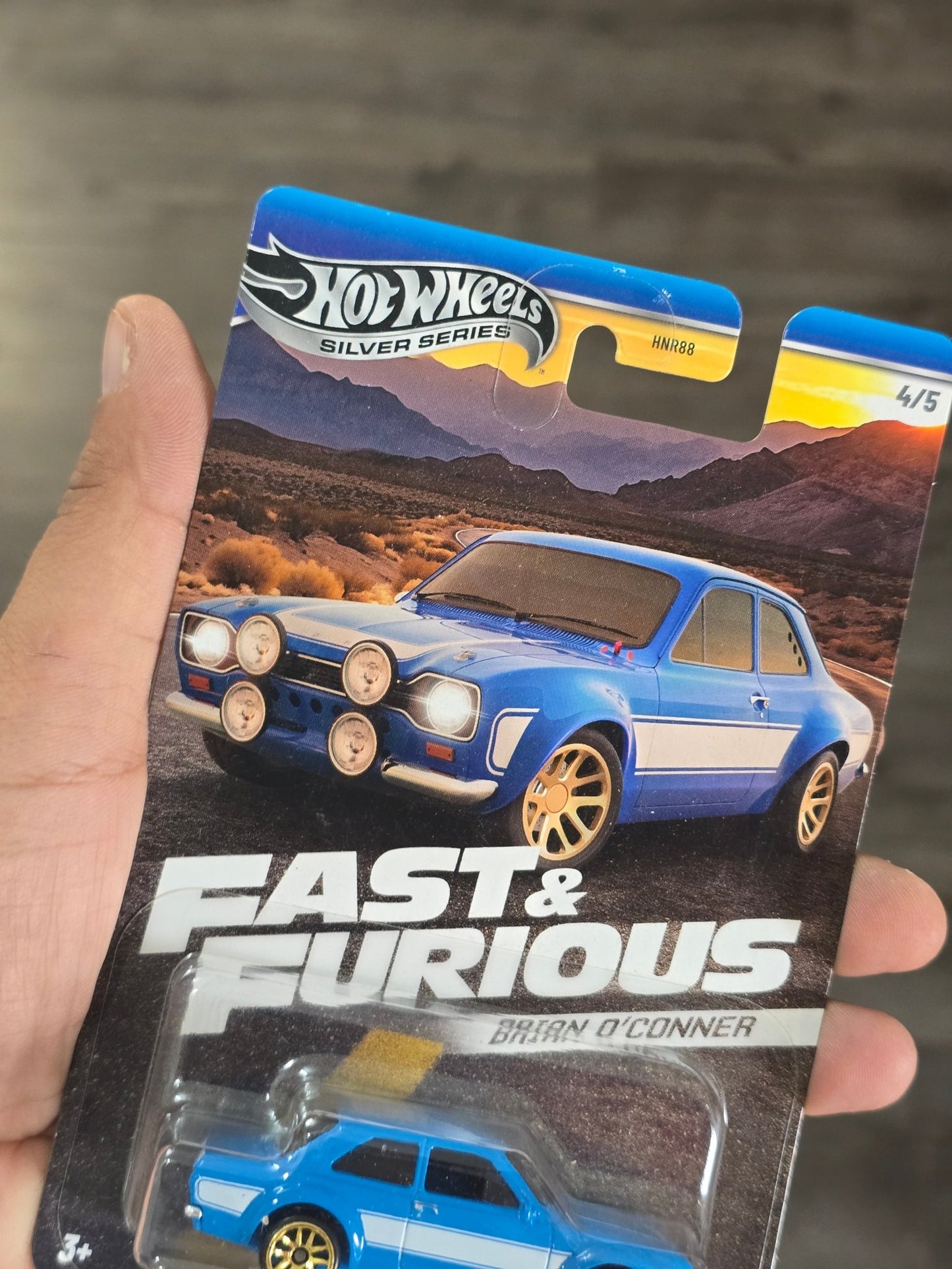 Hot Wheels 1970 Ford Escort RS1600 - Fast & Furious Brian O'Conner - Kinder Logs