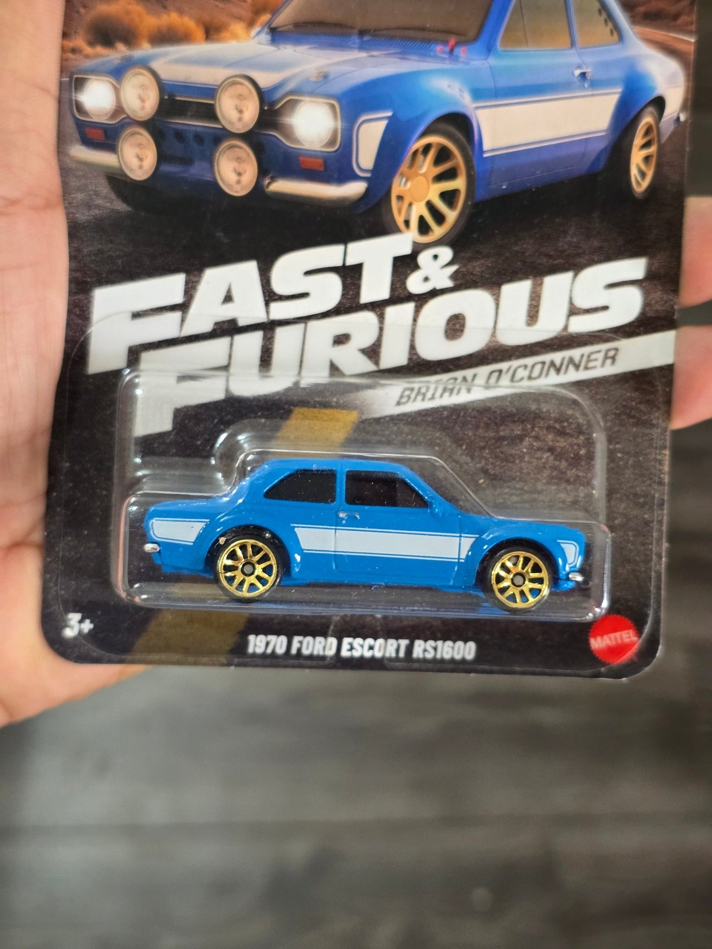 Hot Wheels 1970 Ford Escort RS1600 - Fast & Furious Brian O'Conner - Kinder Logs