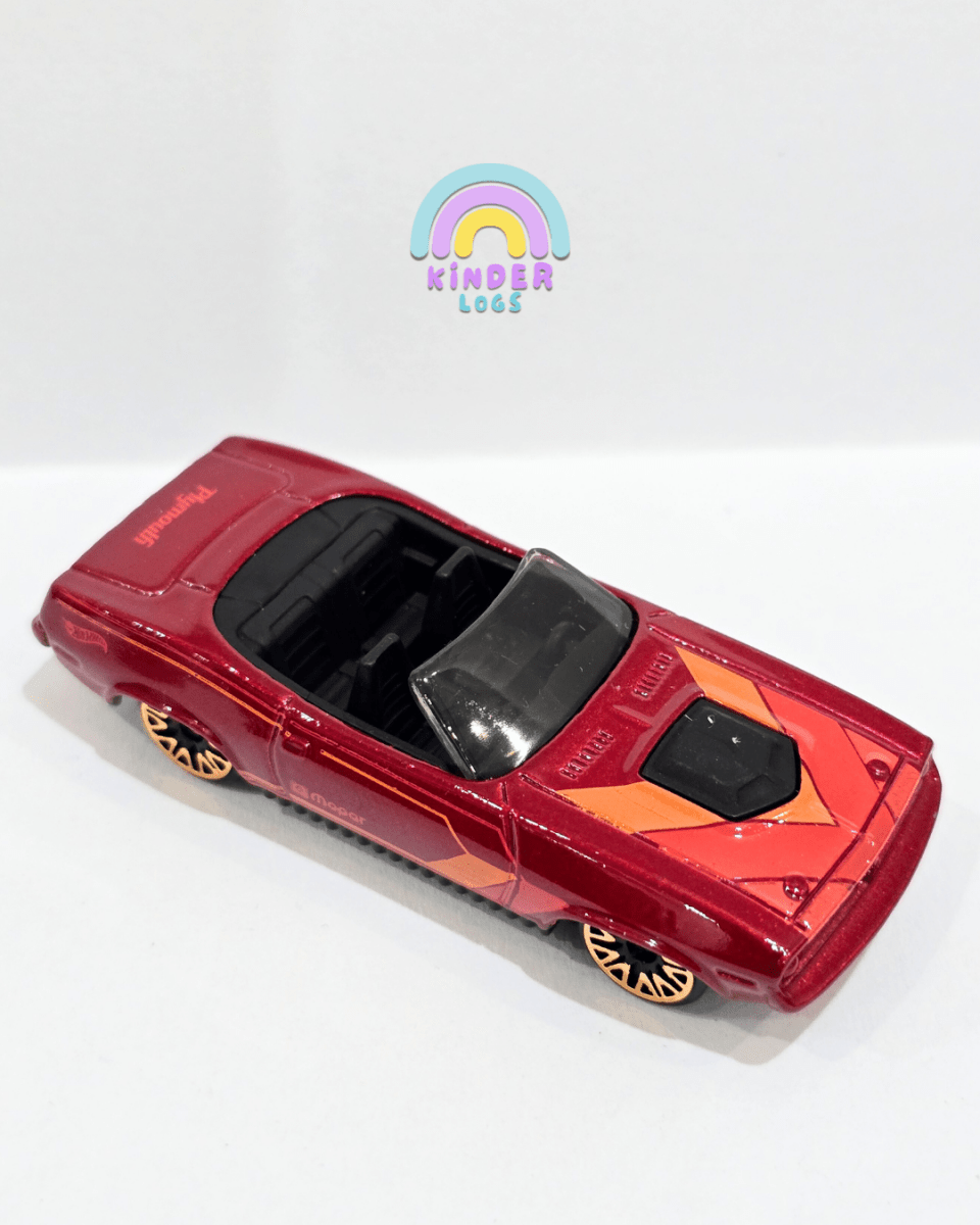 Hot Wheels 1970 Plymouth Barracuda - Red (Uncarded) - Kinder Logs
