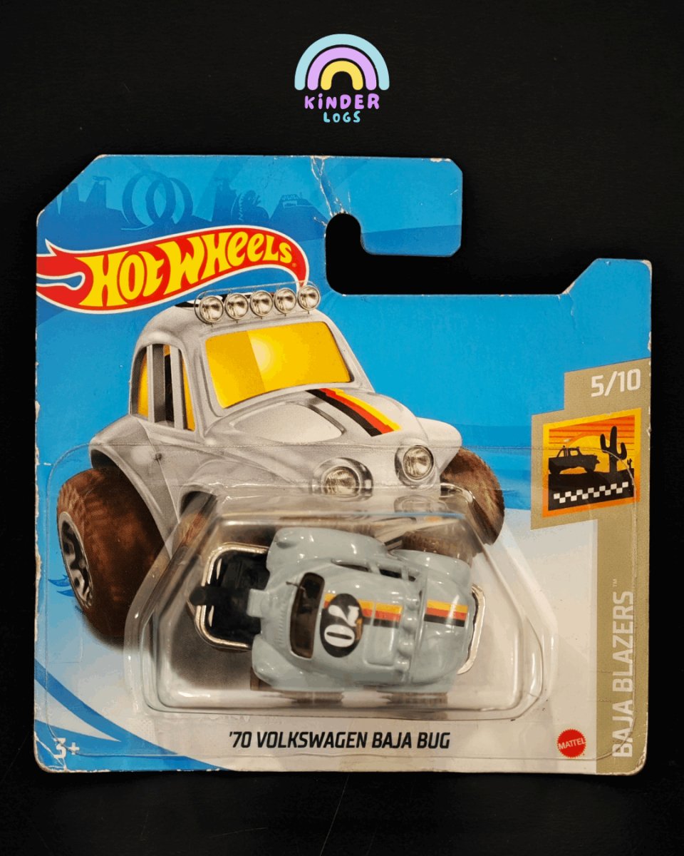 Hot Wheels 1970 Volkswagen Baja Bug (Blister Broken) - Kinder Logs