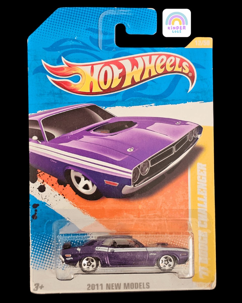Hot Wheels 1971 Dodge Challenger - 2011 New Models - Kinder Logs