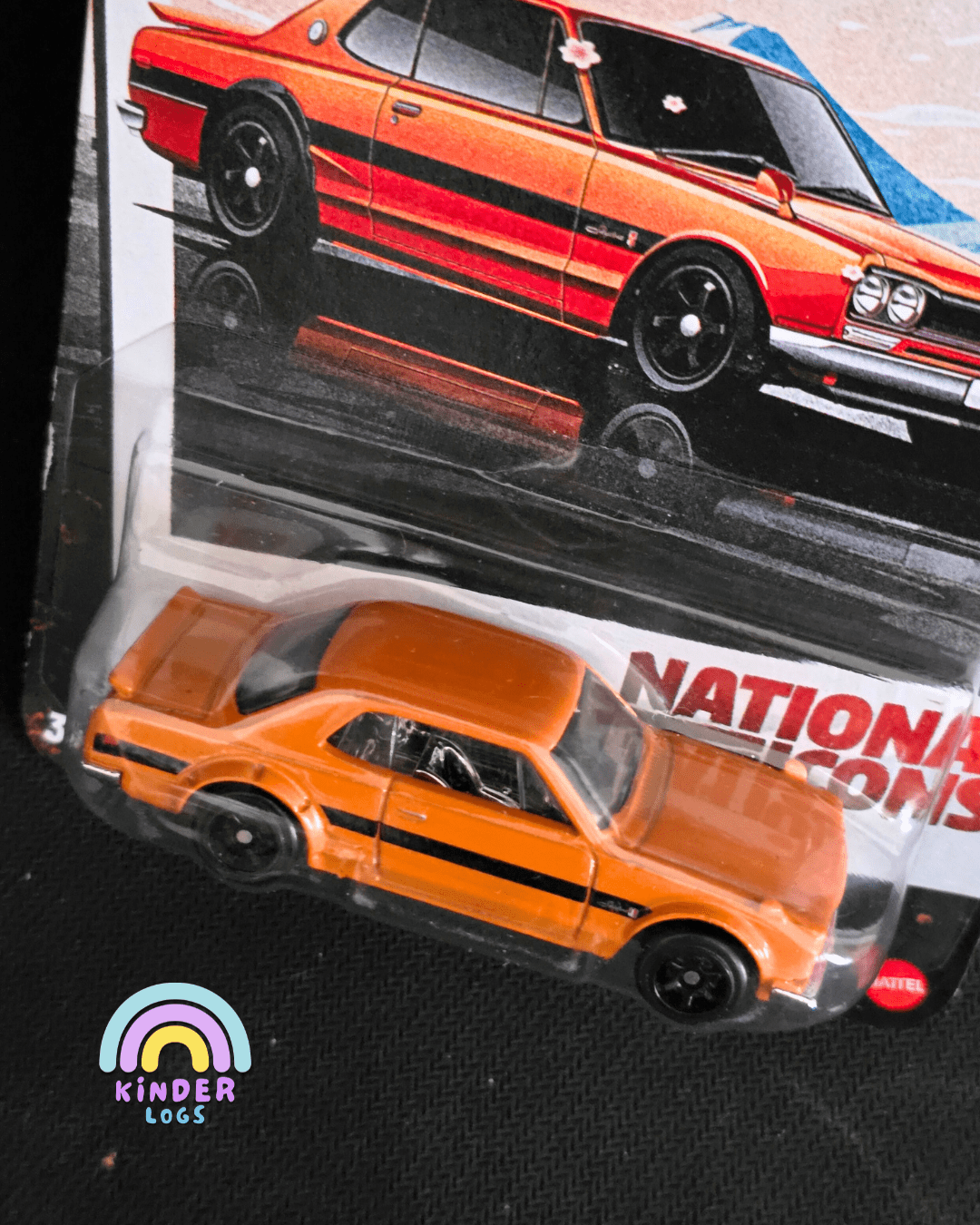 Hot Wheels 1971 Nissan Skyline HT 2000 GT - R - National Icons (Imported) - Kinder Logs