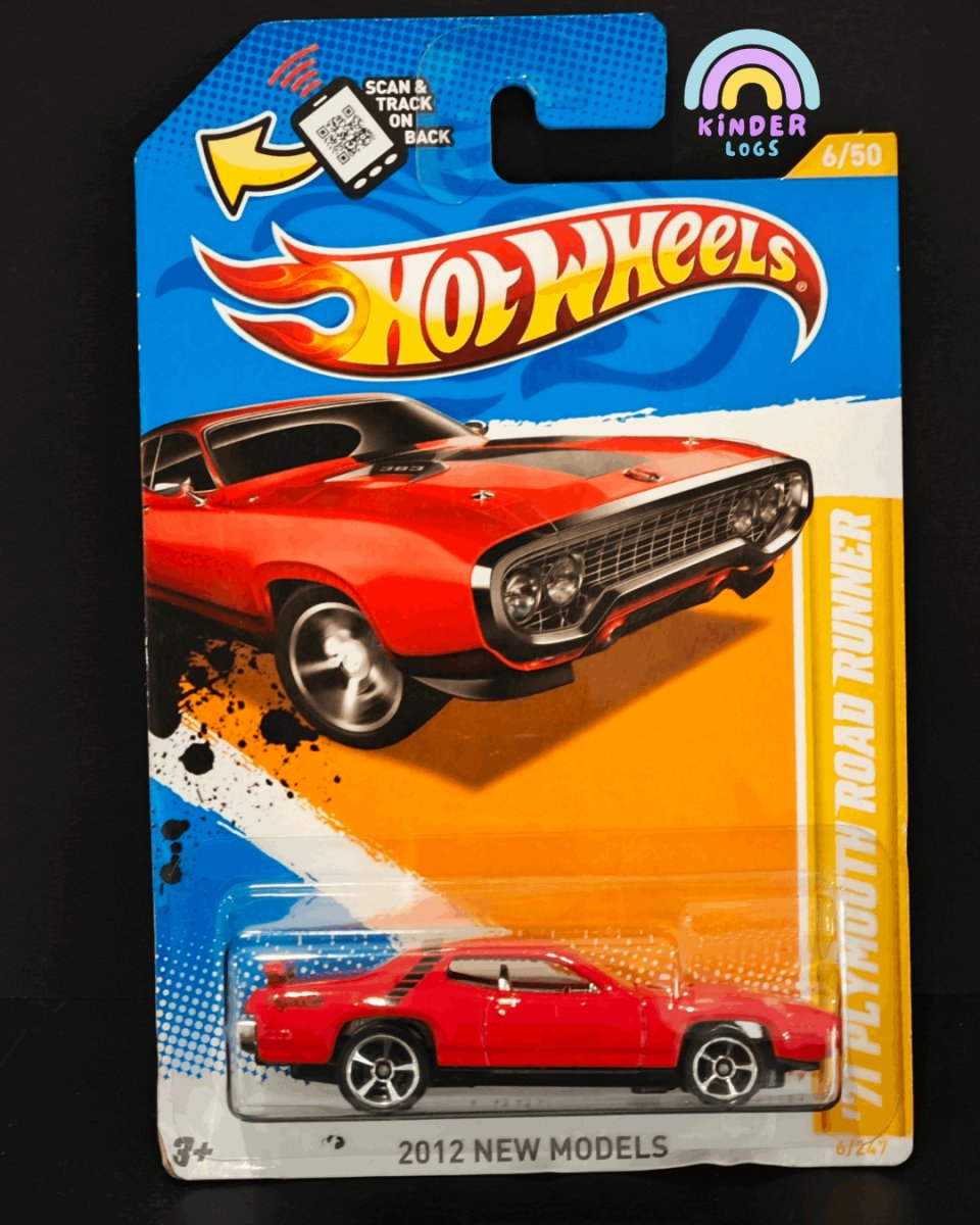 Hot Wheels 1971 Plymouth Road Runner - Kinder Logs