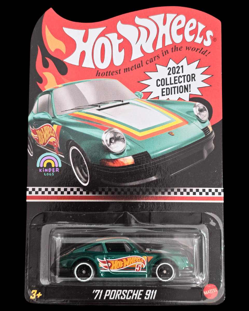 Hot Wheels 1971 Porsche 911 - 2021 Collector Edition - Kinder Logs