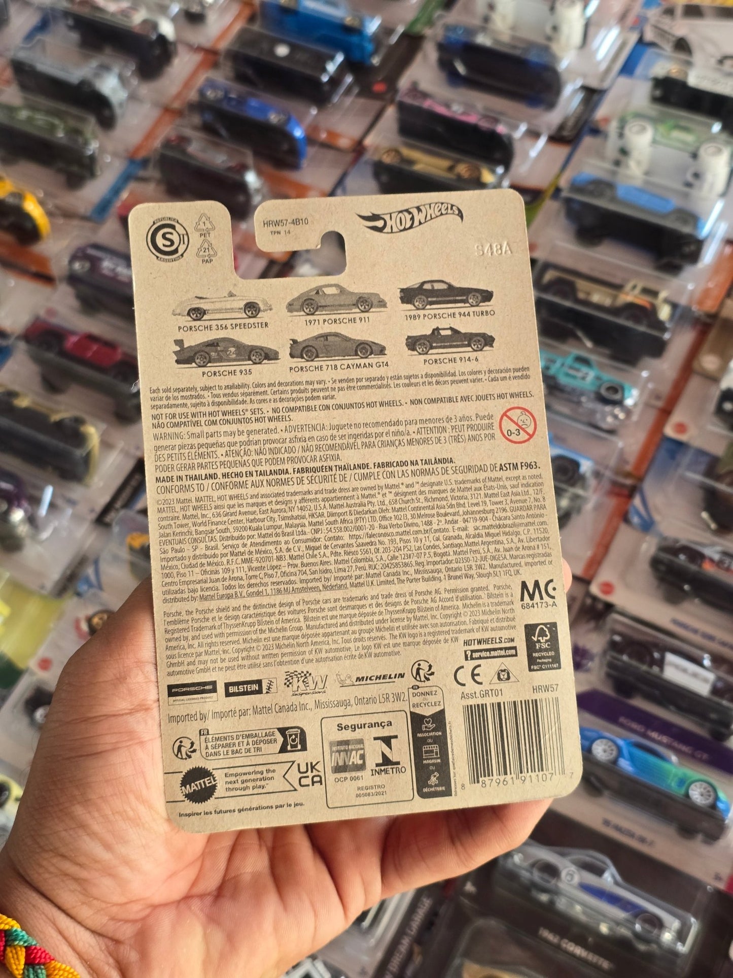 Hot Wheels 1971 Porsche 911 - Porsche Series (Imported) - Kinder Logs