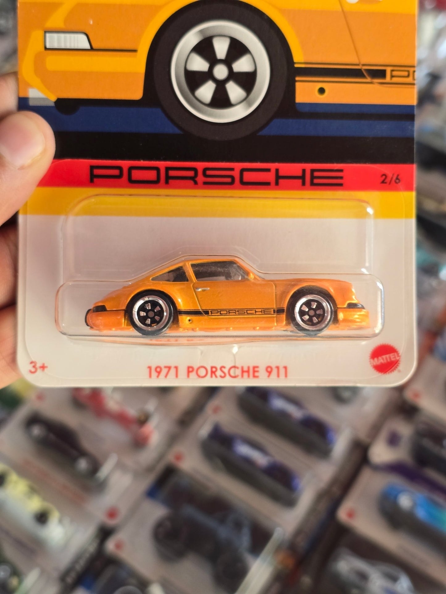 Hot Wheels 1971 Porsche 911 - Porsche Series (Imported) - Kinder Logs