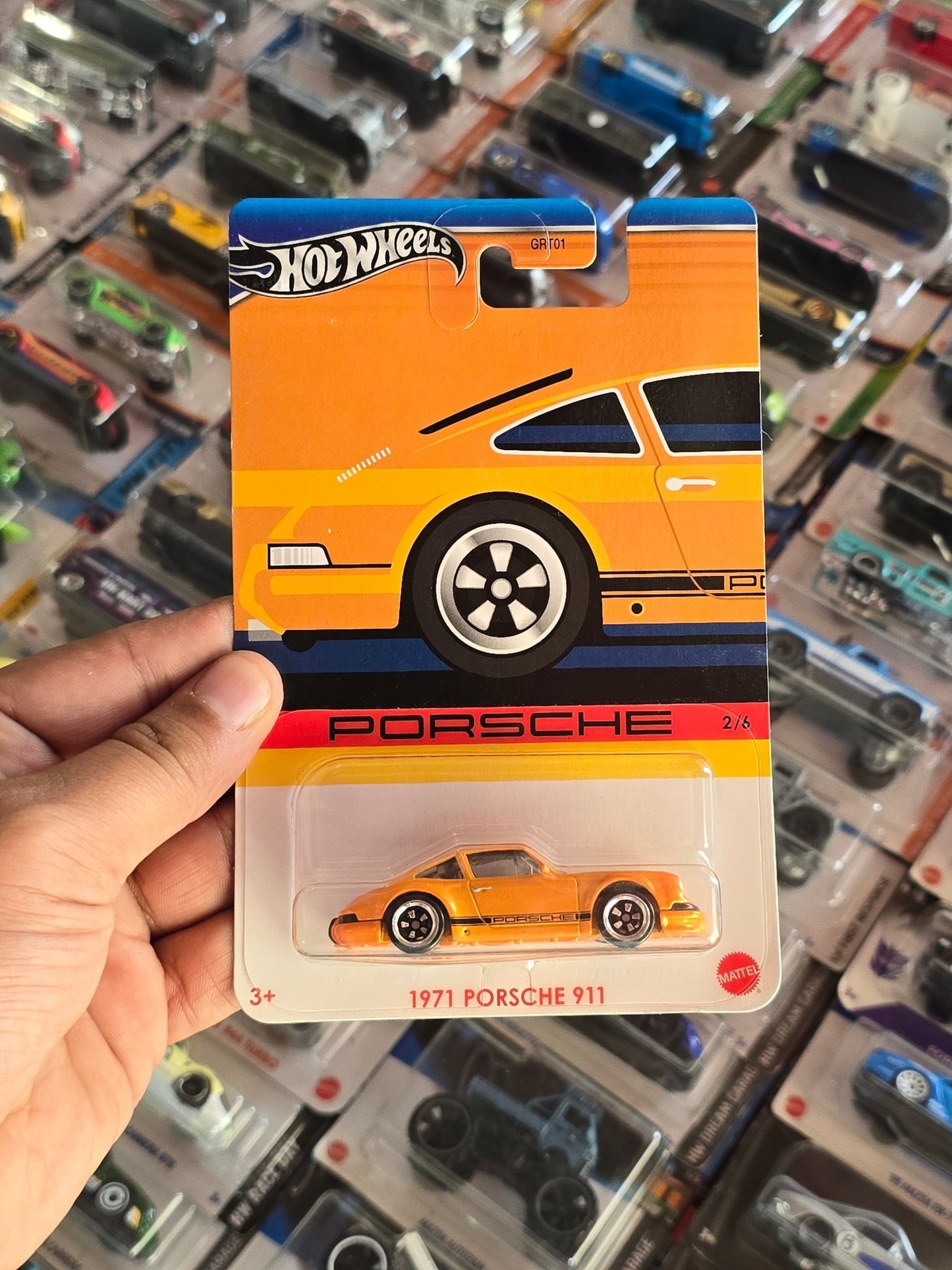 Hot Wheels 1971 Porsche 911 - Porsche Series (Imported) - Kinder Logs