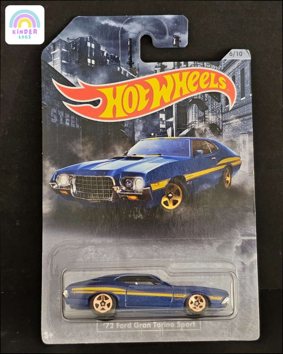 Hot Wheels 1972 Ford Gran Torino Sport - Kinder Logs
