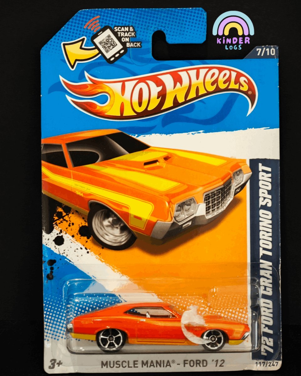 Hot Wheels 1972 Ford Gran Torino Sport - Kinder Logs