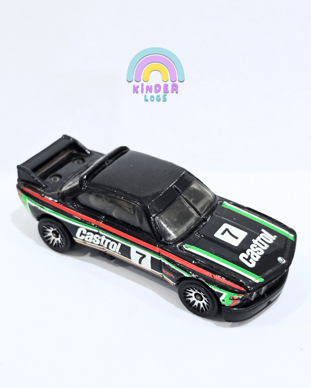 Hot Wheels 1973 BMW 3.0 CSL Race Car - Black (Used Car) - Kinder Logs